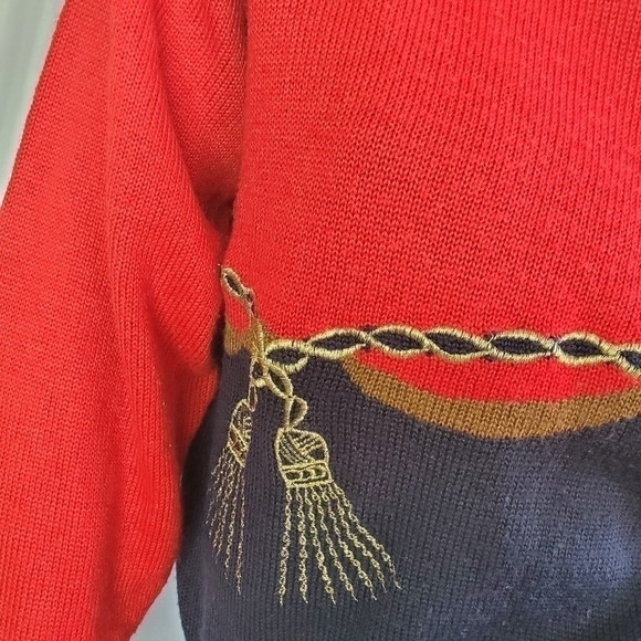 Vintage koret 30% wool crewneck knit. Womens large EUC - Picture 4 of 5